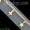 14K Gold Italian Charm Bracelet