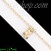 14K Gold Italian Charm Bracelet