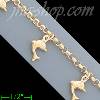 14K Gold Italian Charm Bracelet