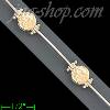 14K Gold Fancy CZ Bracelet