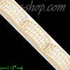 14K Gold Fancy CZ Bracelet