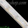 14K Gold Fancy CZ Bracelet