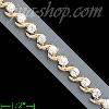 14K Gold Tennis Bracelet