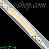 14K Gold 3Color Fancy ID Bracelet