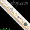 14K Gold CZ Fancy Bracelet