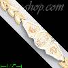 14K Gold Dia-Cut ID Bracelet