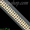 14K Gold Chino/Curly Link Bracelet