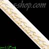 14K Gold Light Link ID Bracelet