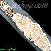 14K Gold Mex ID Bracelet