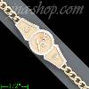 14K Gold Mex ID Bracelet