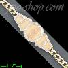 14K Gold Mex ID Bracelet