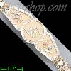 14K Gold Mex ID Bracelet