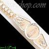 14K Gold Mex ID Bracelet