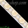 14K Gold Stamp Bracelet