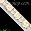 14K Gold Stamp Bracelet