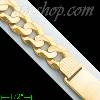 14K Gold Italian Chain ID Bracelet