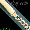 14K Gold Italian Chain ID Bracelet