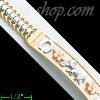 14K Gold 3Color Link ID Bracelet