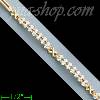 14K Gold Fancy CZ Bracelet