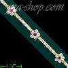 14K Gold Fancy CZ Bracelet