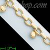 14K Gold Charm Bracelet