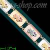 14K Gold 3Color Fancy Bracelet