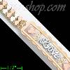 14K Gold Mex ID Bracelet