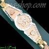 14K Gold Mex ID Bracelet