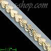 14K Gold Light Dia-Cut Bracelet