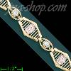 14K Gold 3Color Fancy Bracelet