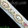 14K Gold 3Color Fancy Bracelet