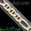 14K Gold Ficonucci Chain 20" 4.7mm