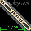 14K Gold Ficonucci Chain 18" 2.6mm