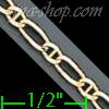 14K Gold Ficonucci IC Chain 18" 2.6mm