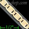 14K Gold Valentino DC Yellow Chain 24" 4.3mm