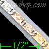 14K Gold Bar Link Chain 20" 2.7mm