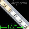 14K Gold Bar Link Chain 20" 2.4mm