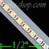 14K Gold Bar Link Chain 14" 1.9mm