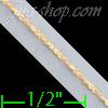 14K Gold Twist Herringbone w/Ball Chain 16"