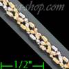 14K Gold Singapore Braided Bead Chain 24"