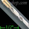 14K Gold Baguette Link Chain 18" 3mm