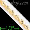 14K Gold Hollow Rope DC Chain 24" 3mm