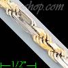 14K Gold Figarope Chain 22" 5mm