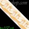 14K Gold Mariner Concave Chain 8.5" 9.2mm