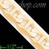 14K Gold Mariner Concave Chain 8.5" 9.2mm