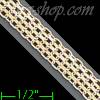 14K Gold Bismark 4FB Chain 20" 6mm