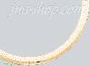 14K Gold Omega Necklace Chain 16" 10mm