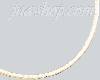 14K Gold Omega Necklace Chain 18" 6mm