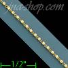 14K Gold Fancy Box Chain 22"