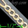 14K Gold Figaro 10+7 Chain 24" 4.1mm